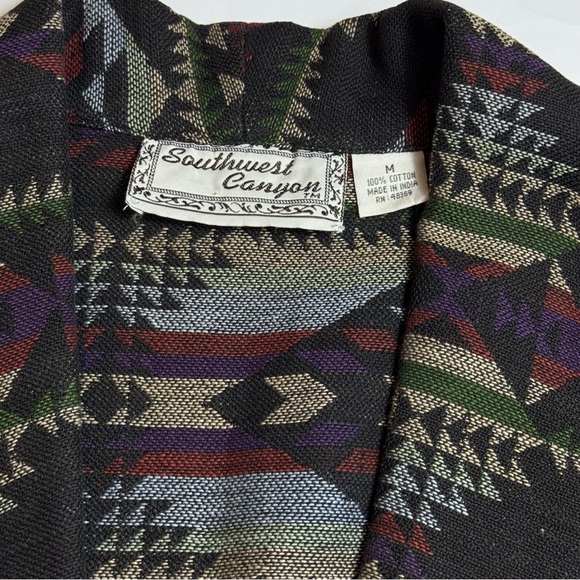 Southwest Canyon Aztec multicolor vest size medium - Picture 5 of 5